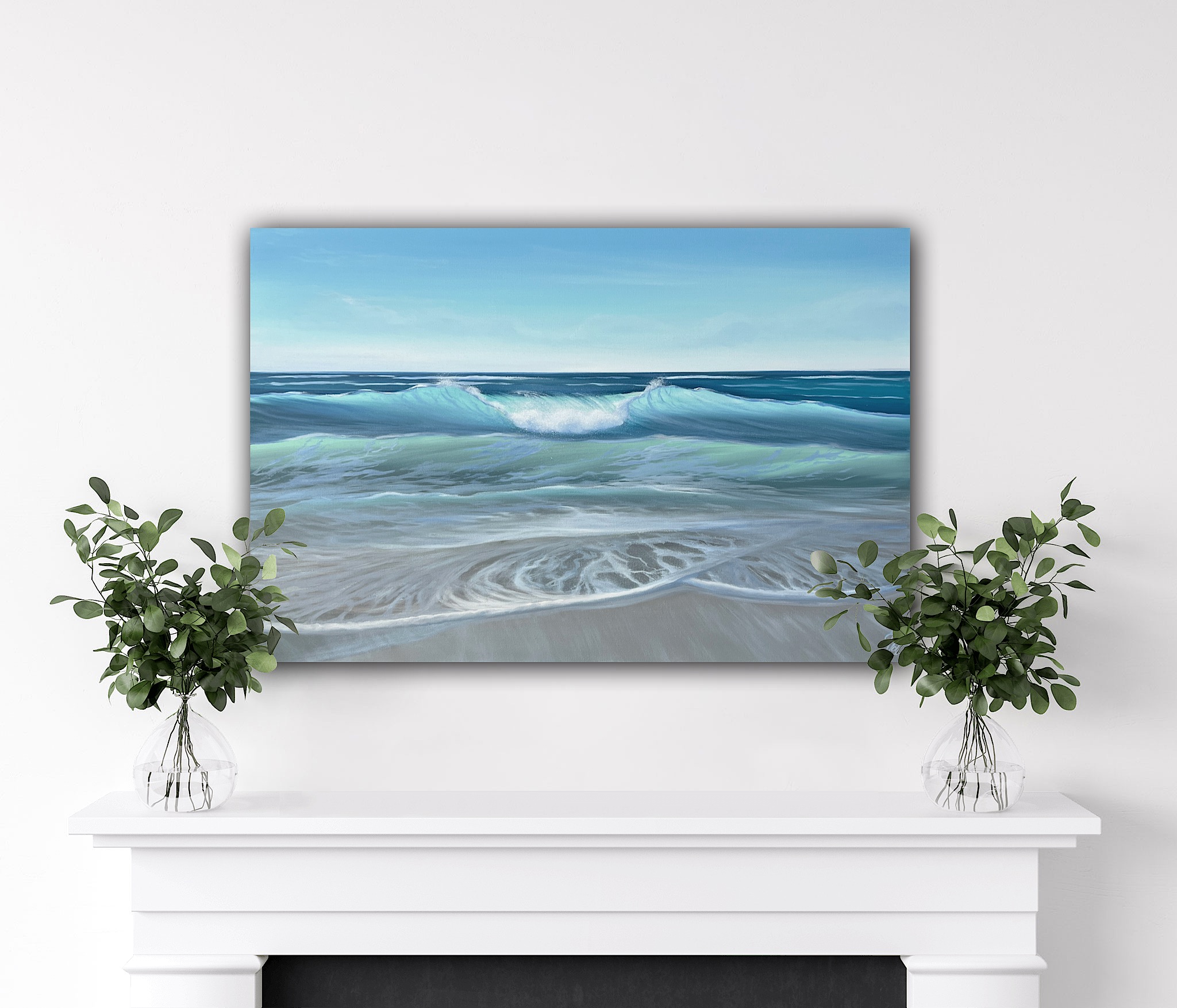 Summer Dreams – Hawaii Beach Oil Painting 24x36″
